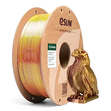 esun iki renkli silk magic pla filament altın mor 1.75 mm 1 kg