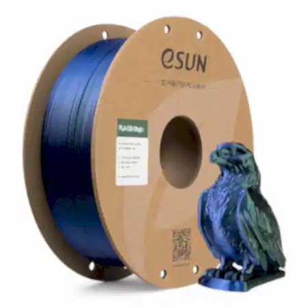esun iki renkli silk magic pla filament mavi yeşil 1.75 mm 1 kg