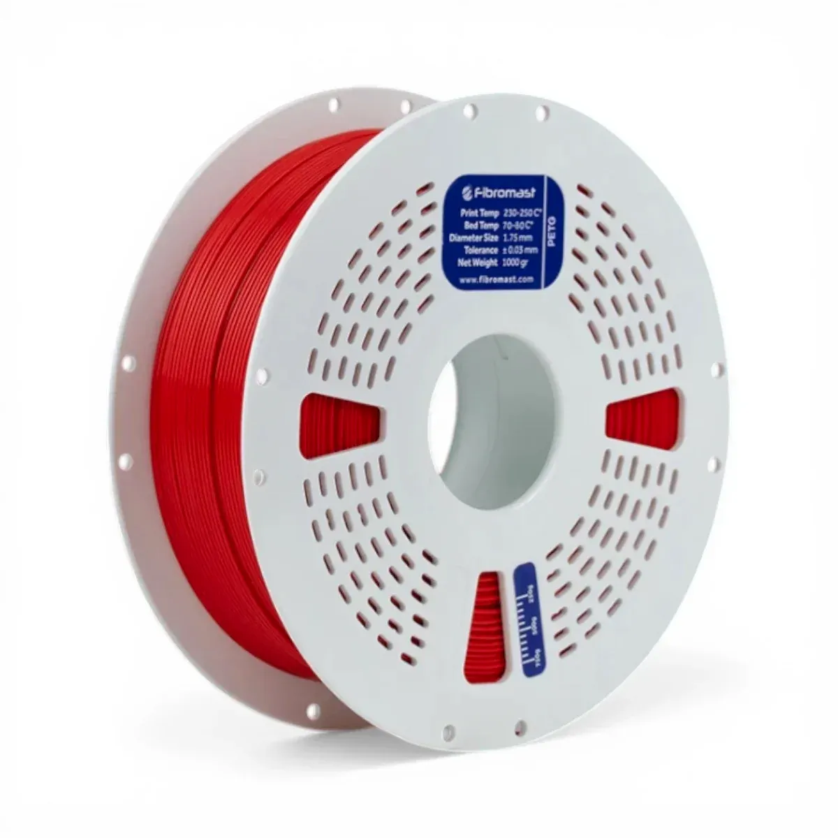 fibromast petg filament kırmızı 1.75 mm 1 kg