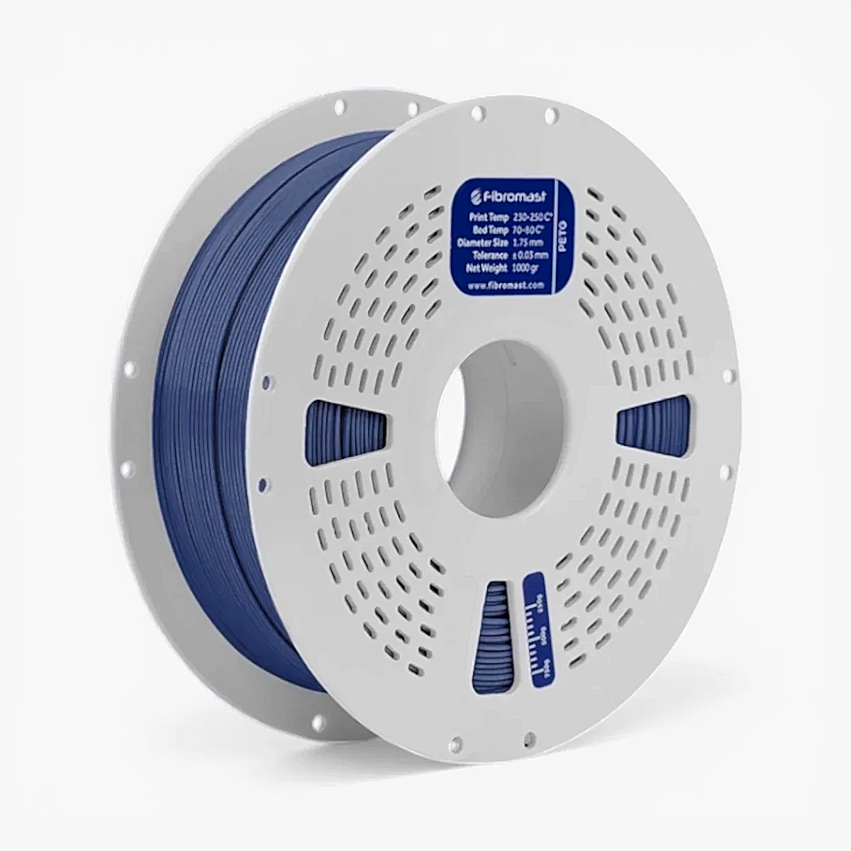 fibromast petg filament koyu mavi lacivert 1.75 mm 1 kg
