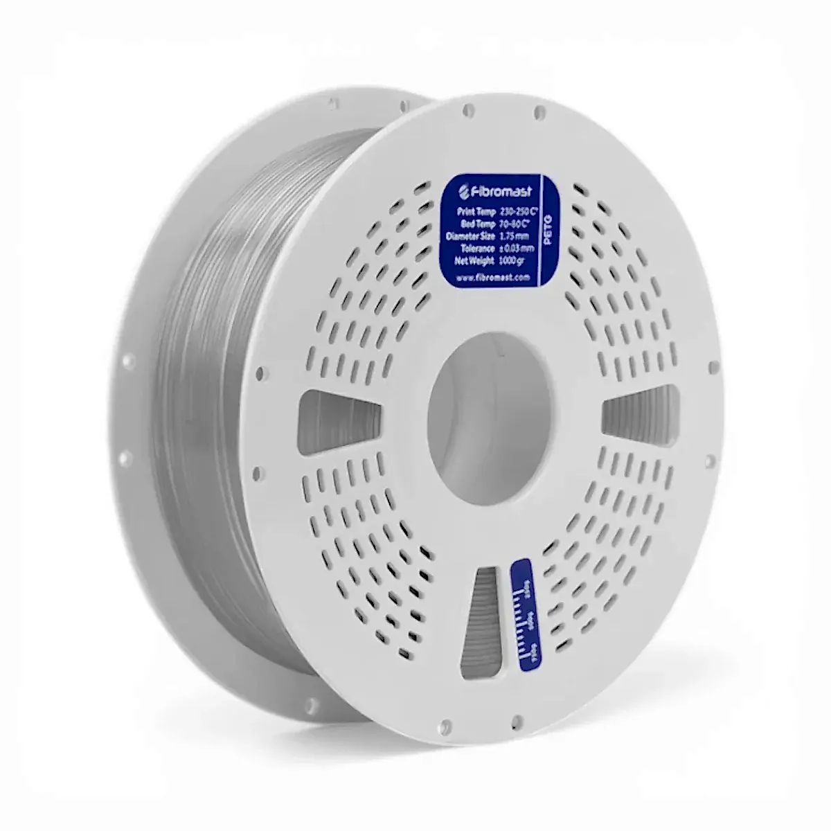 fibromast petg filament naturel şeffaf 1.75 mm 1 kg