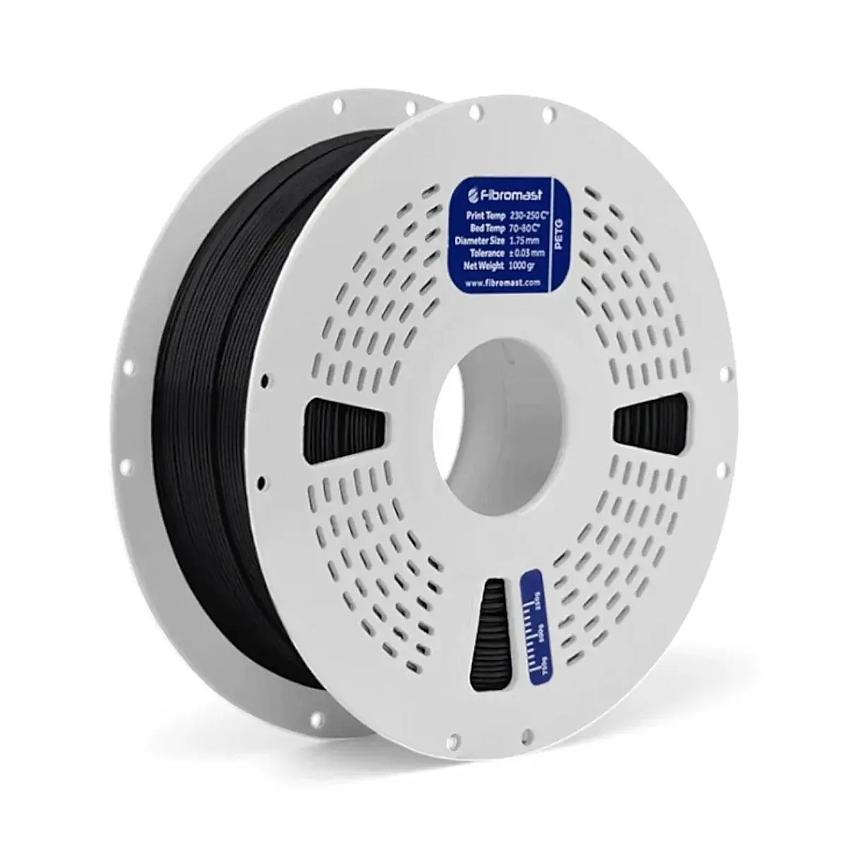 fibromast petg filament siyah 1.75 mm 1 kg