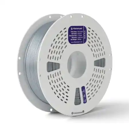 fibromast silk pla filament gümüş 1.75 mm 1 kg