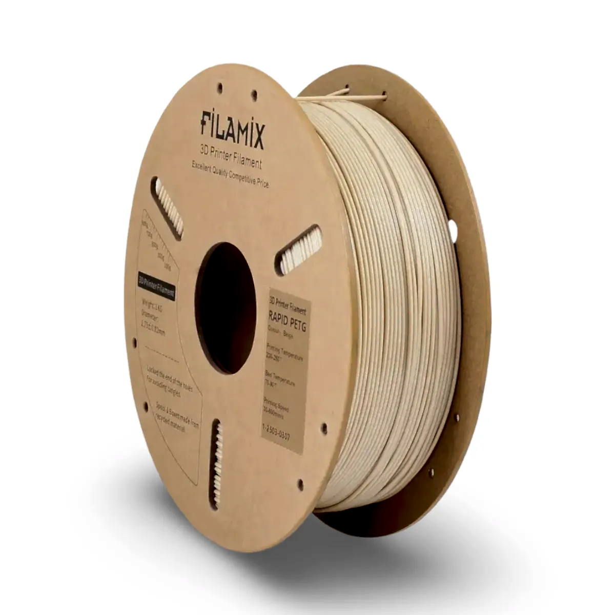 filamix hyper petg filament bej 1.75 mm 1 kg