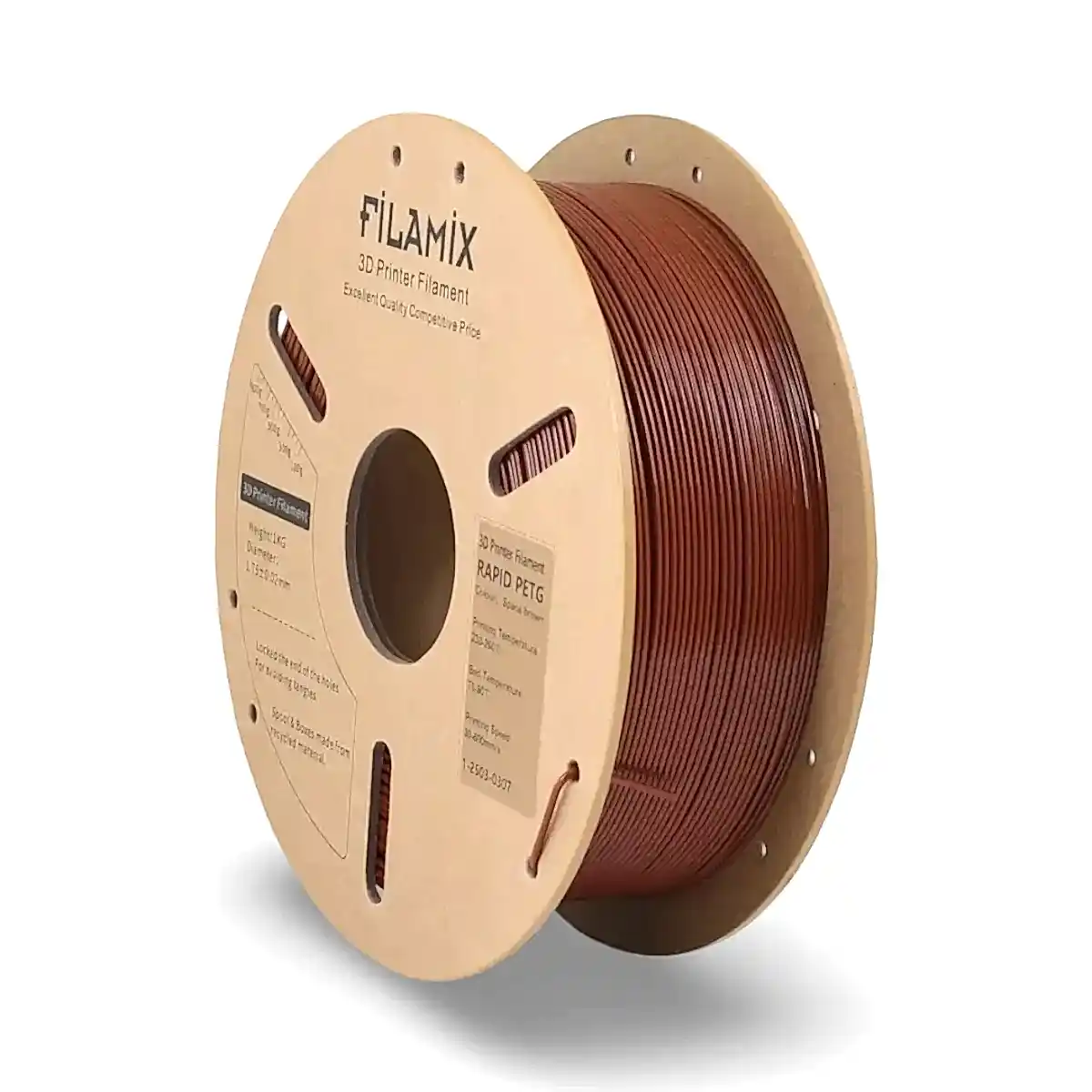 filamix hyper petg filament uzay kahverengi 1.75 mm 1 kg