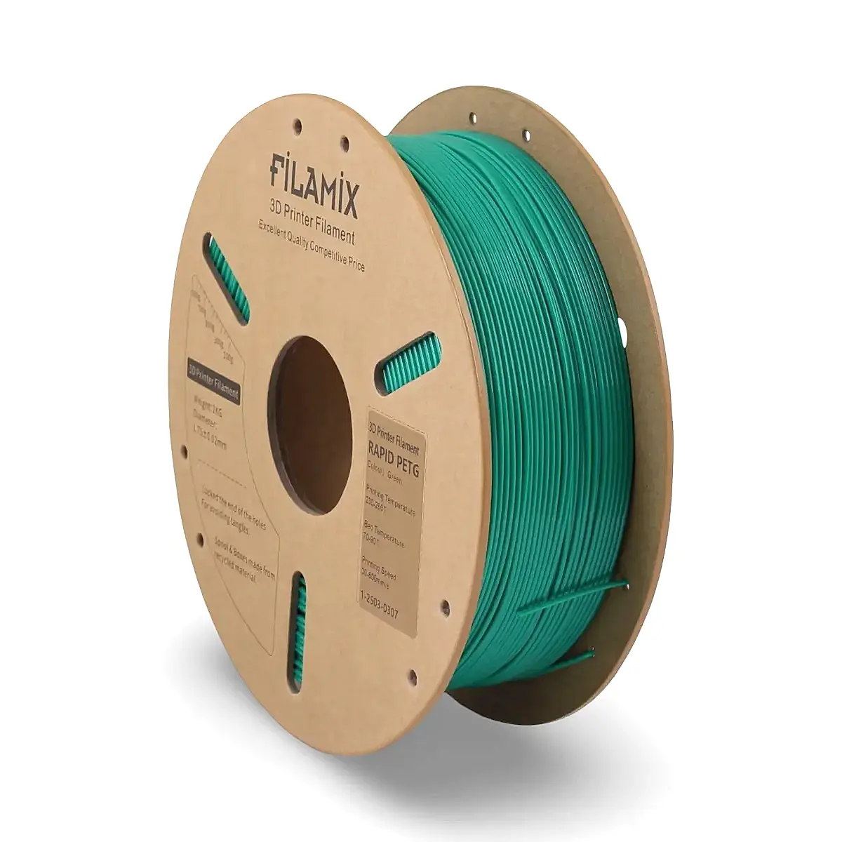filamix hyper petg filament yeşil 1.75 mm 1 kg