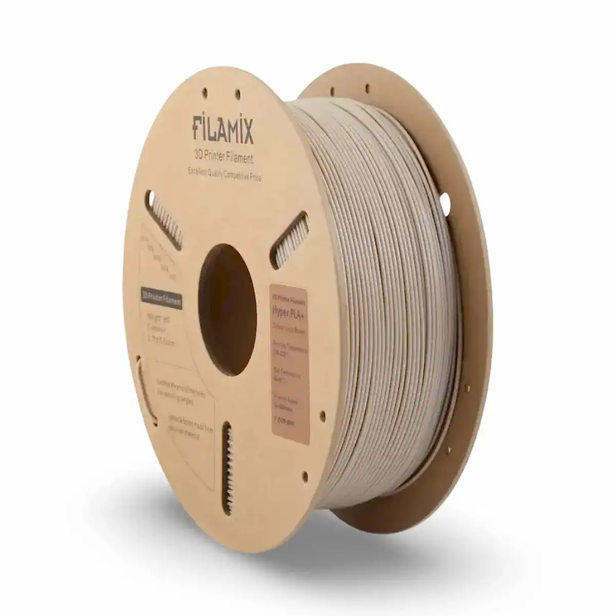 filamix hyper pla+ plus filament açık kahverengi 1.75 mm 1 kg