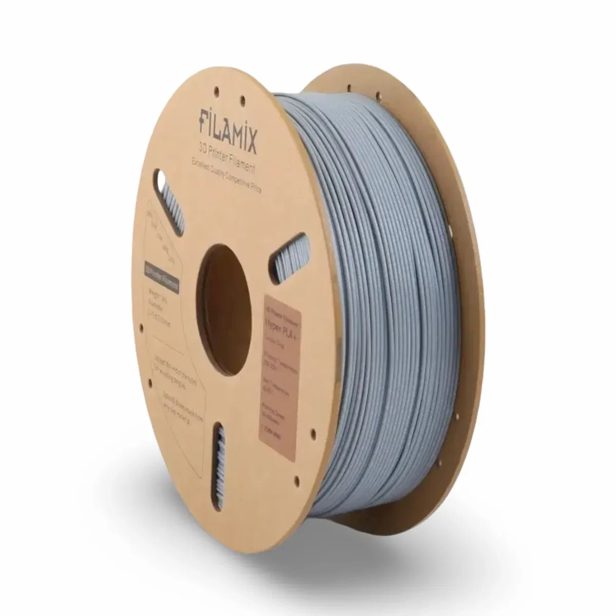 filamix hyper pla+ plus filament gri 1.75 mm 1 kg