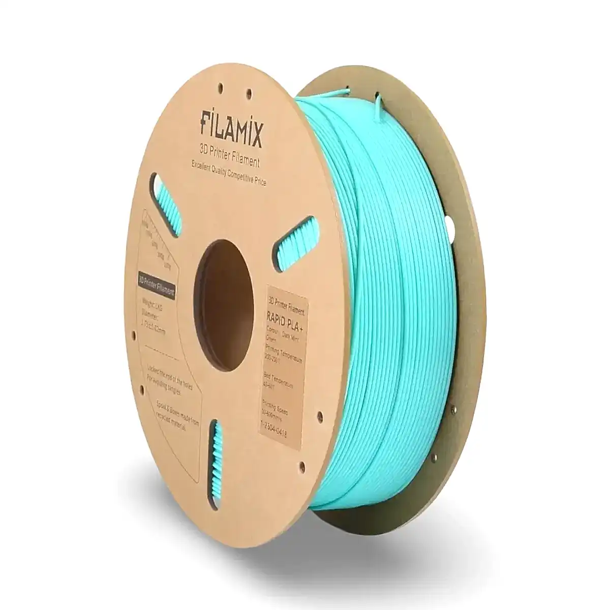 filamix hyper pla+ plus filament koyu mint yeşili 1.75 mm 1 kg