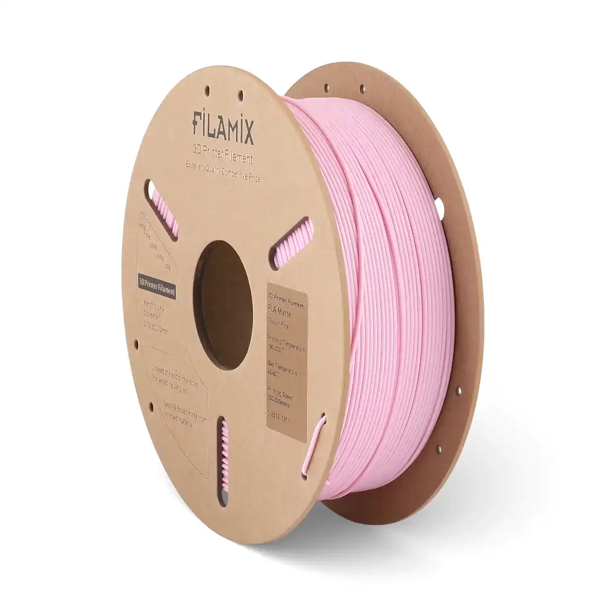 filamix mat pla filament pembe 1.75 mm 1 kg
