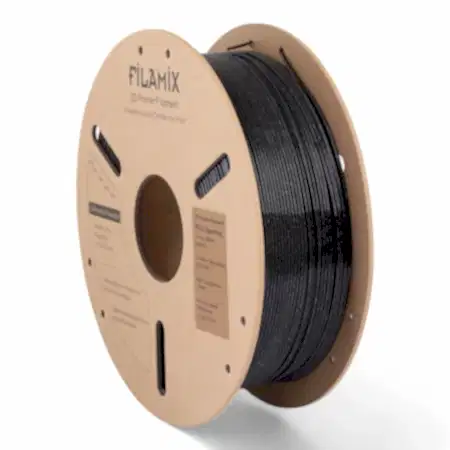 filamix sparkling simli petg filament siyah 1.75 mm 1 kg