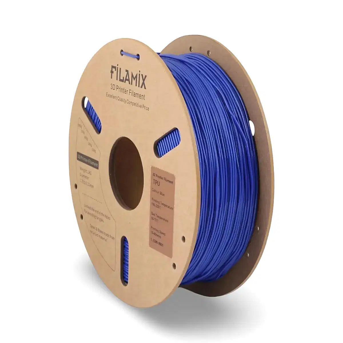 filamix tpu95a esnek filament mavi 1.75 mm 1 kg