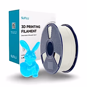 sunlu karanlıkta parlayan glow in the dark pla filament beyaz mavi 1.75 mm 1 kg