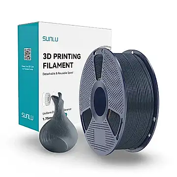 sunlu transparan şeffaf pla filament mist black siyah 1.75 mm 1 kg