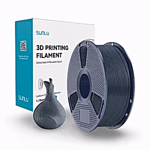 sunlu transparan şeffaf pla filament mist black siyah 1.75 mm 1 kg