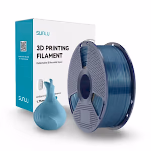 sunlu transparan şeffaf pla filament ocean haze mavi 1.75 mm 1 kg